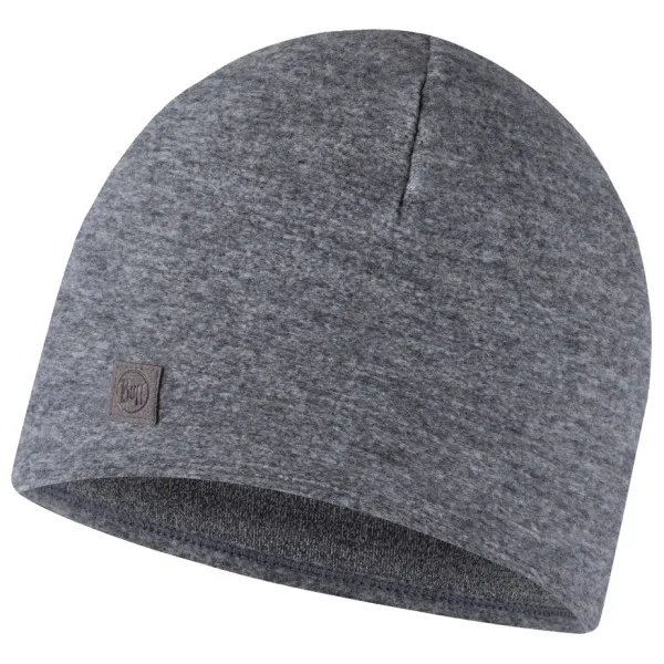 Buff Merino Fleece Beanie - Muts maat One Size, grijs