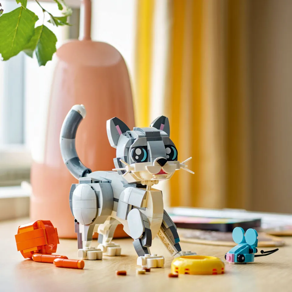 Lego Creator 3in1 Speelse kat dierenspeelset 31163, foto 4