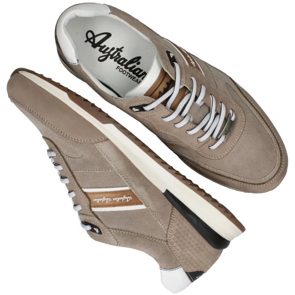 Australian Footwear Australian Filmon Sneakers Heren Bruin, foto 4