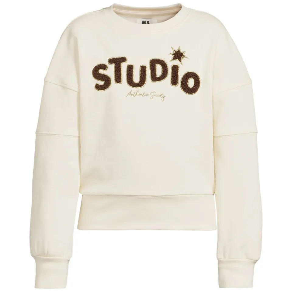Me & My Monkey sweater met tekst - ecru, foto 2