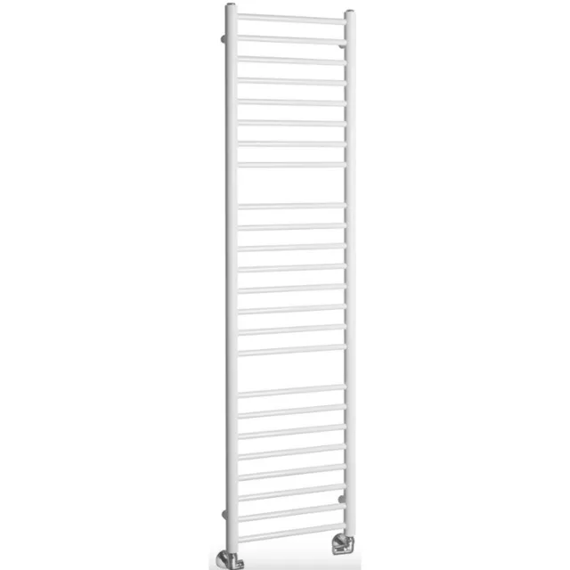 Sapho Handdoekradiator Sapho Dina Recht 40x156 cm Mat Wit Mat zwart