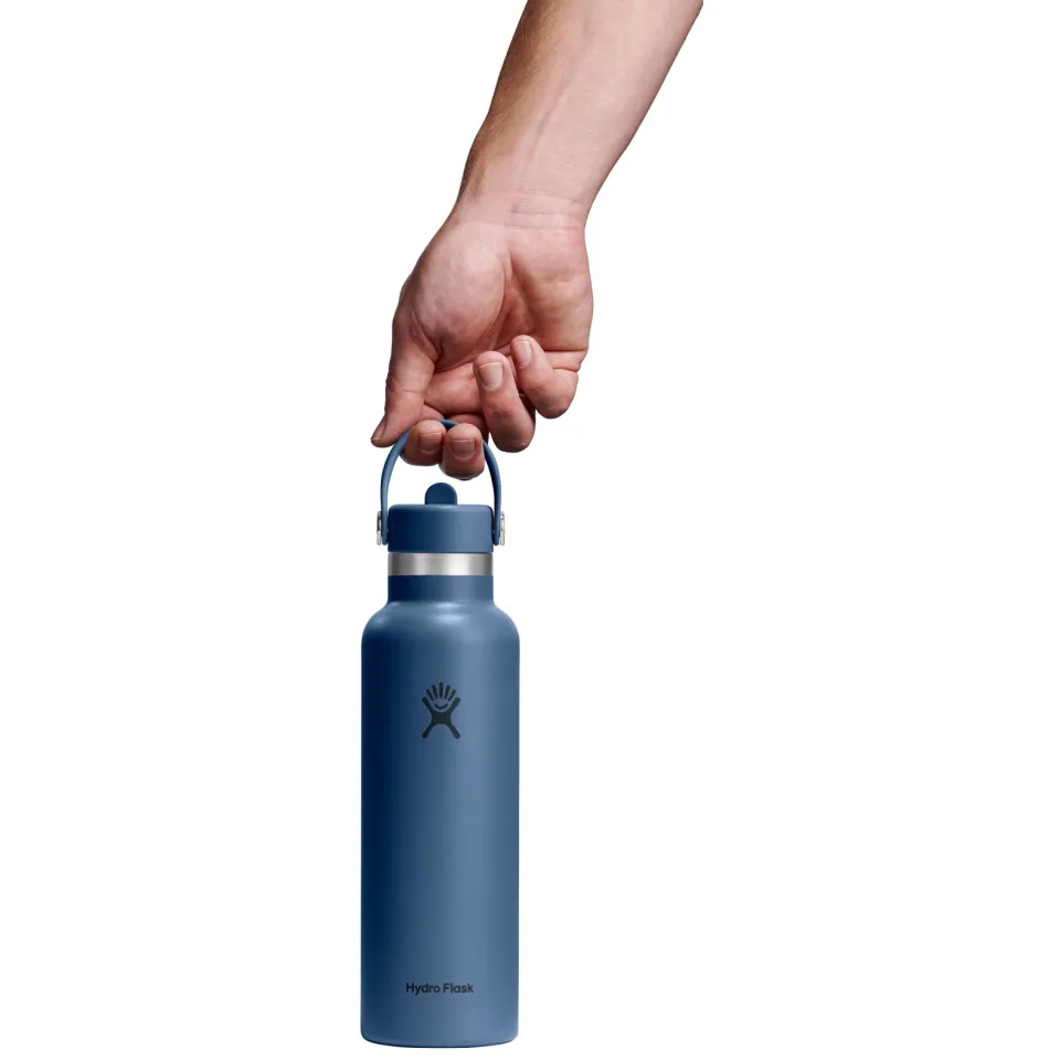 Hydro Flask Standard Flex Straw Cap waterfles blauw, foto 2