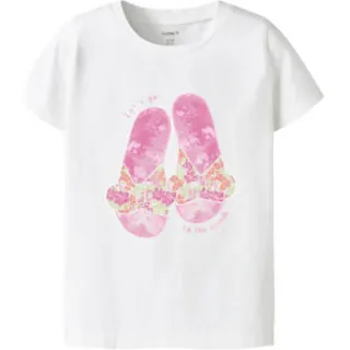 NAME IT MINI t-shirt wit met print