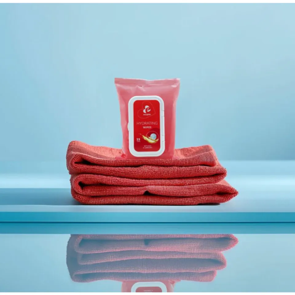 Easyglide hydraterende intieme doekjes met glijmiddel en olie, foto 4