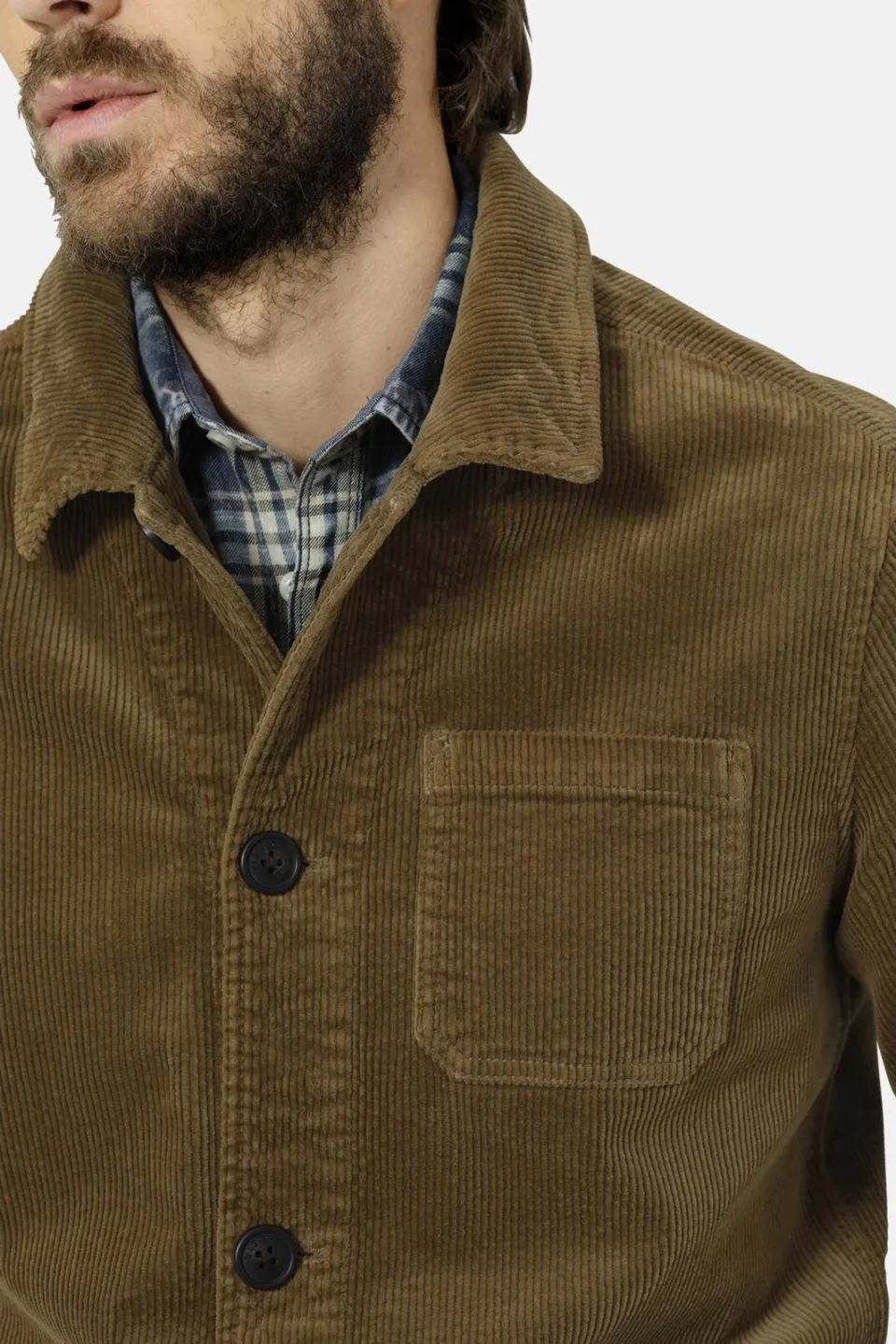 Babista corduroy jas bruin, foto 5