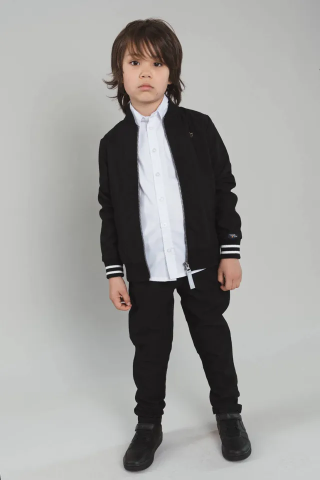 TYGO & vito regular fit sweatbroek zwart