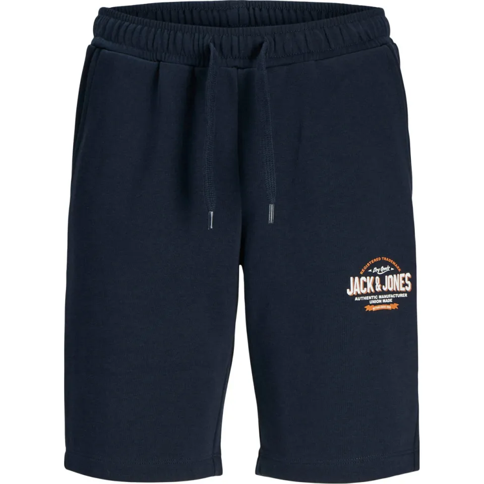 Jack & Jones JPSTLOGO sweatshort marineblauw, foto 2