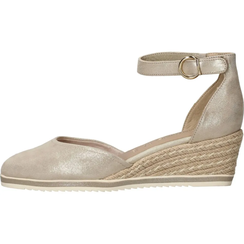 Tamaris Espadrilles Dames Goud, foto 5