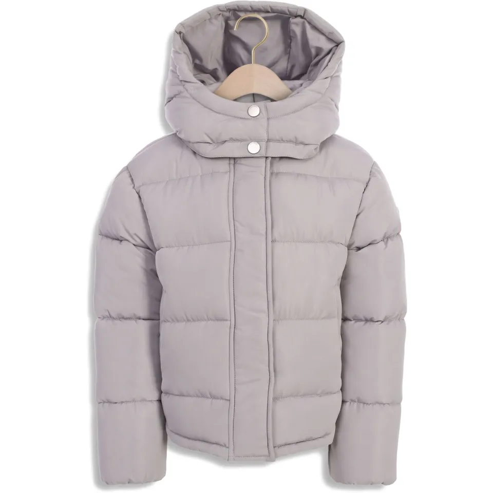 LOOXS 10sixteen quilted winterjas zilver, foto 2