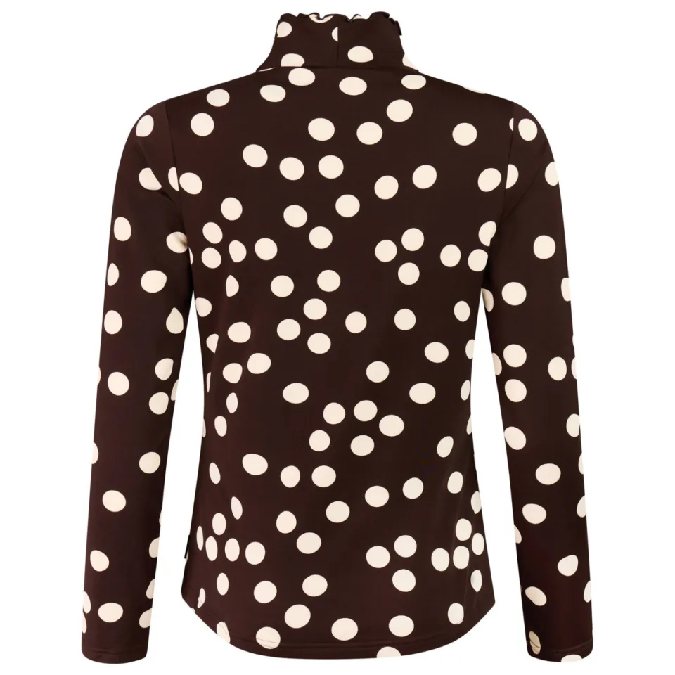 Protest PRTRuthie sweater met stippen - bruin/ecru, foto 6