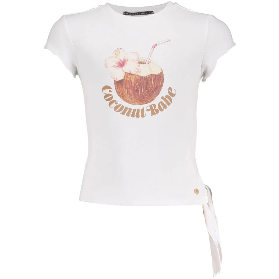 Frankie&Liberty T-shirt ecru met printopdruk, foto 2