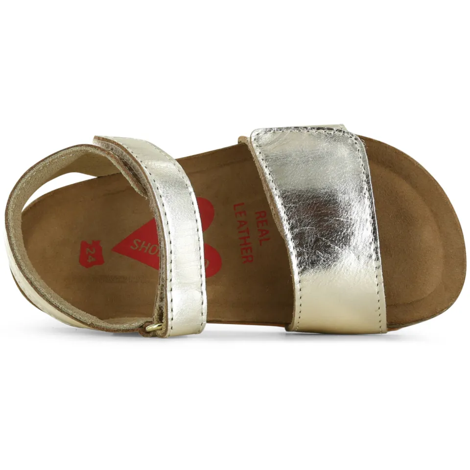 Shoesme leren sandalen goud, foto 5