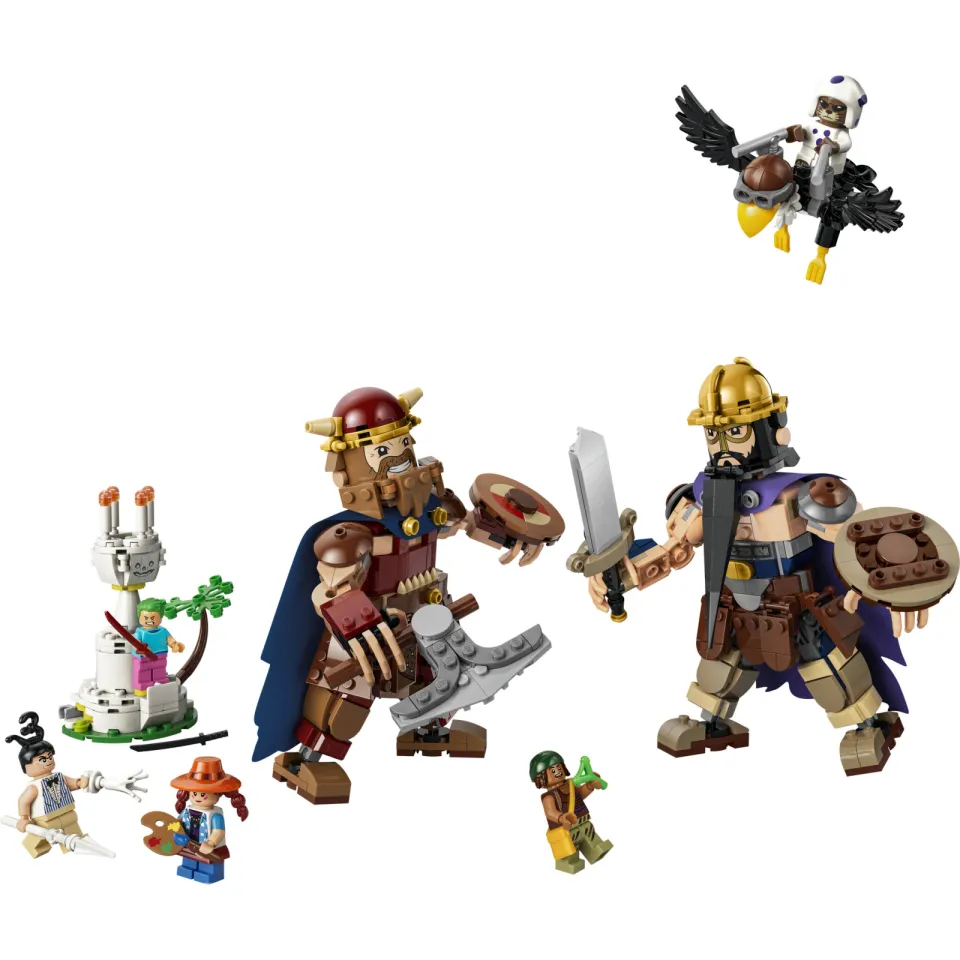 Lego One Piece Dorry vs. Brogy – Reuzen van Kleine Gaarde 75644 Set, foto 4