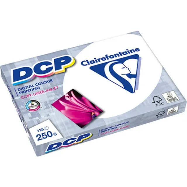 Clairefontaine A4 DCP papier 250 grams (125 vel) wit