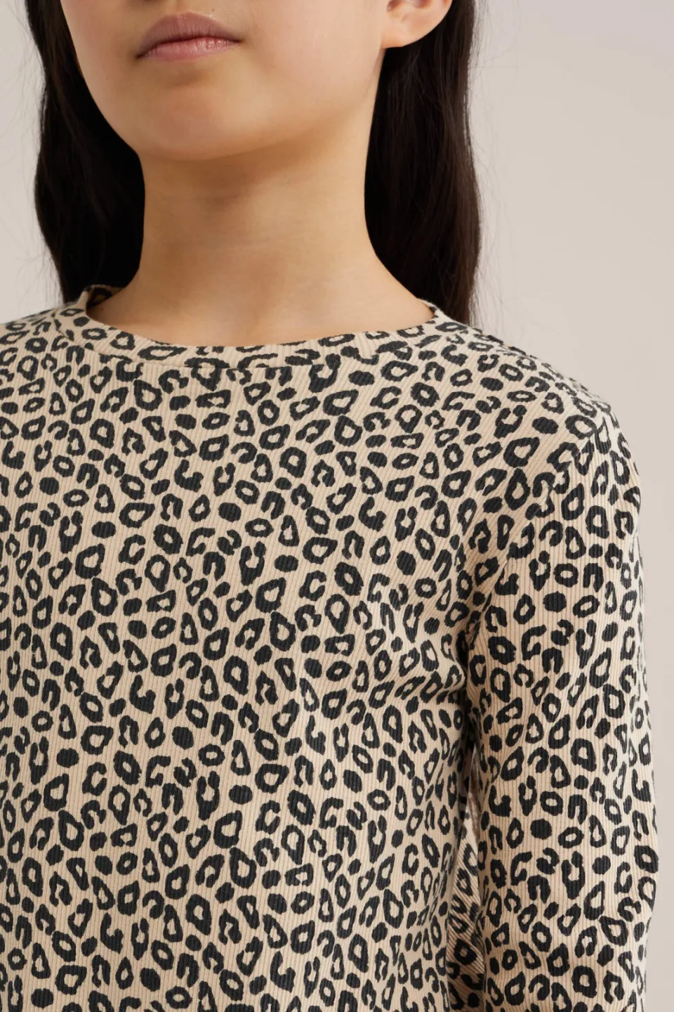 WE Fashion midi jurk beige, foto 5