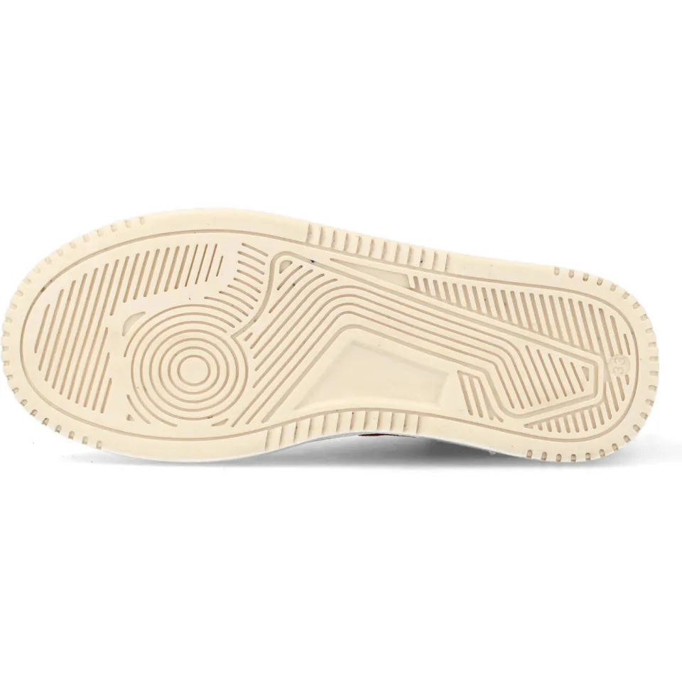 Develab leren sneaker aubergine goud, foto 8