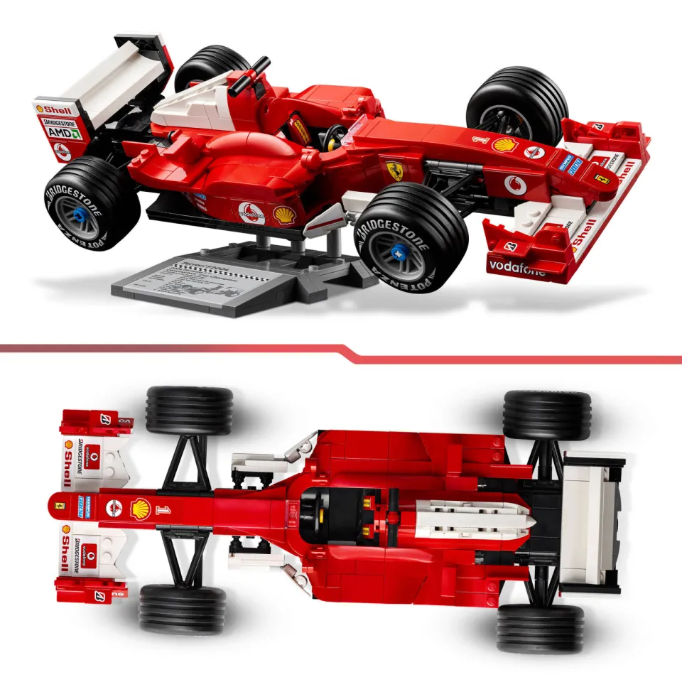 Lego Icons Ferrari F2004 en Michael Schumacher Modelauto 11375, foto 6