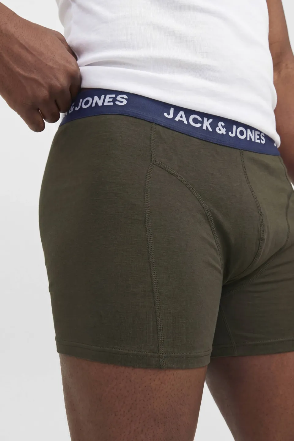 Jack & Jones Clamp boxershorts donkergroen/grijs/zwart, foto 5