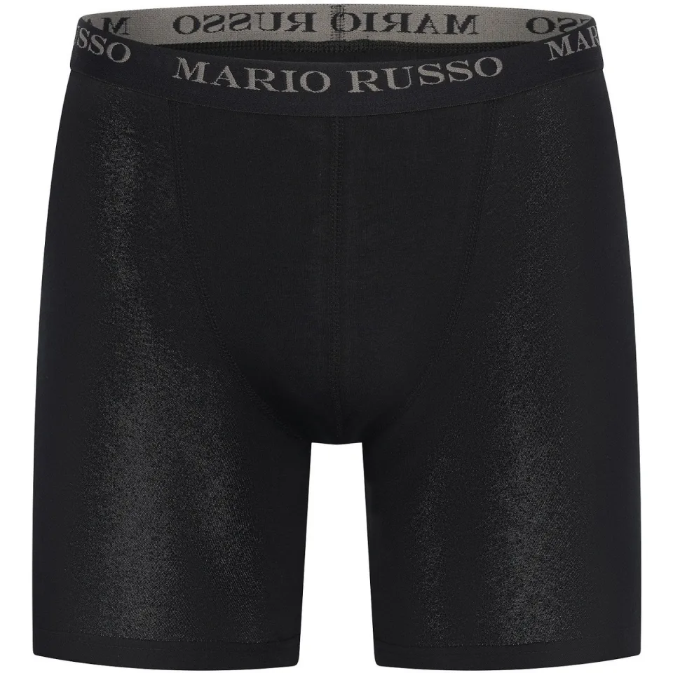 Mario Russo Onderbroeken 6-Pack long fit Boxers Zwart, foto 2
