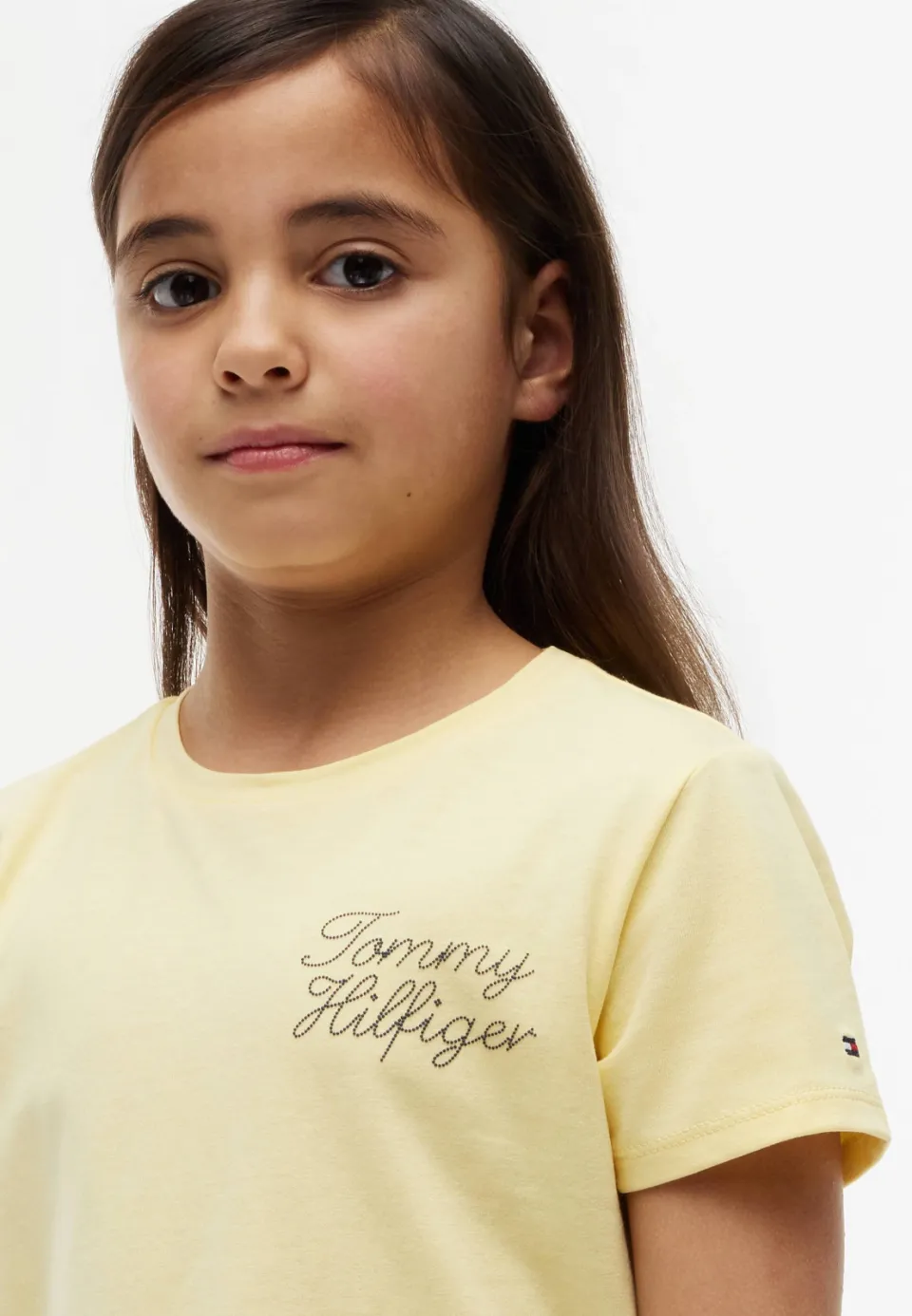Tommy Hilfiger t-shirt geel met tekst, foto 4