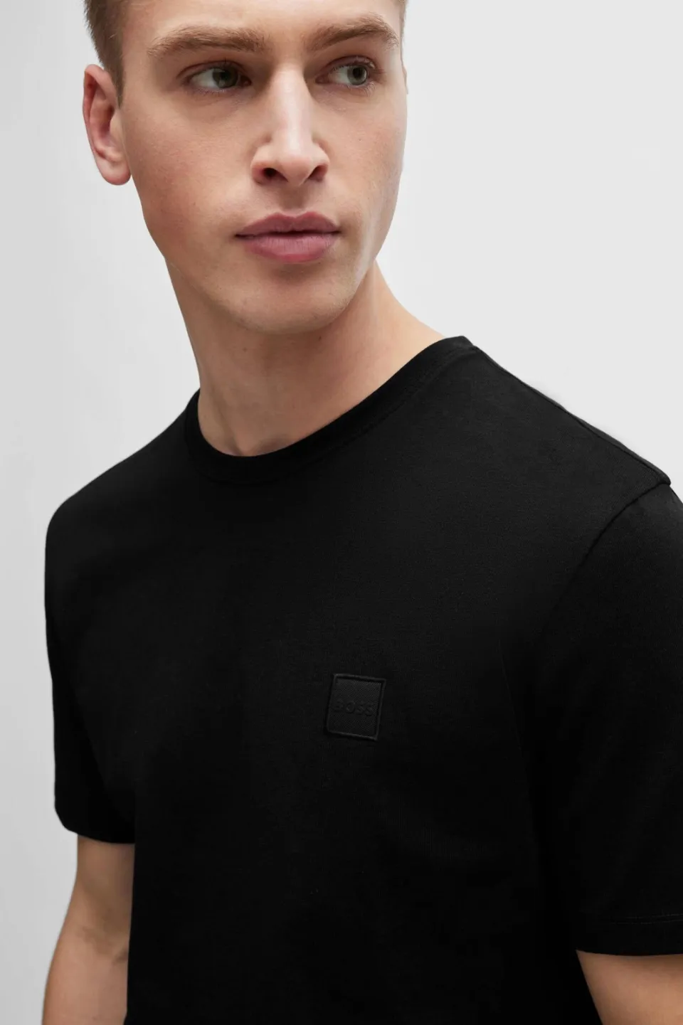 Boss regular T-shirt zwart, foto 4