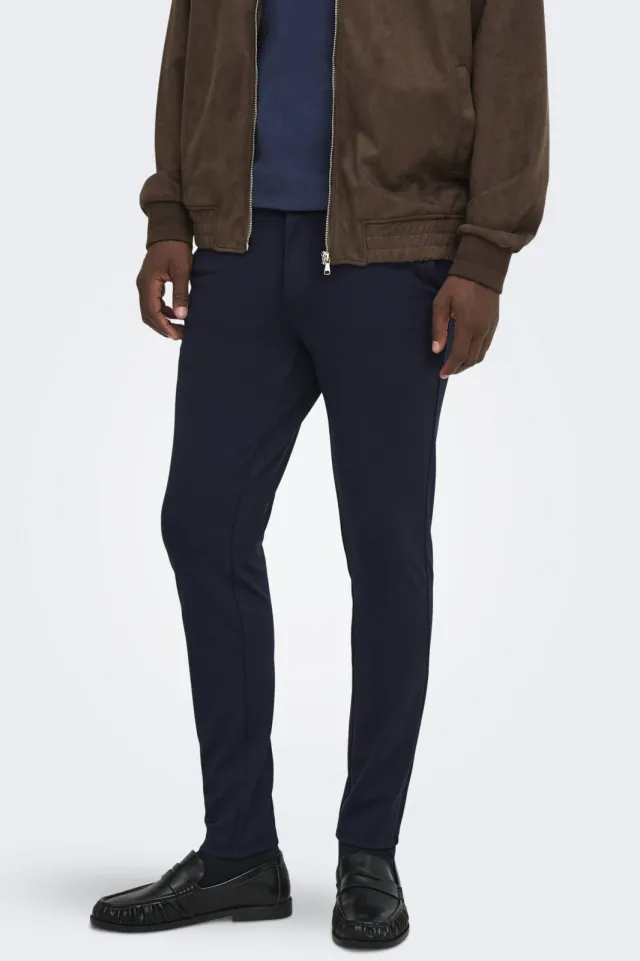 Only & Sons Mark slim chino marineblauw, foto 2