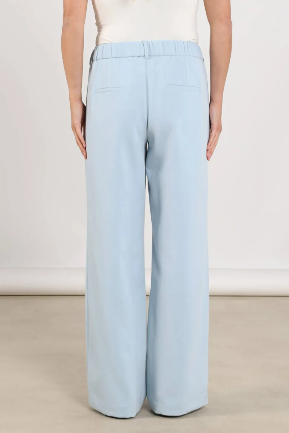 NUKUS wide leg high waist broek lichtblauw, foto 6