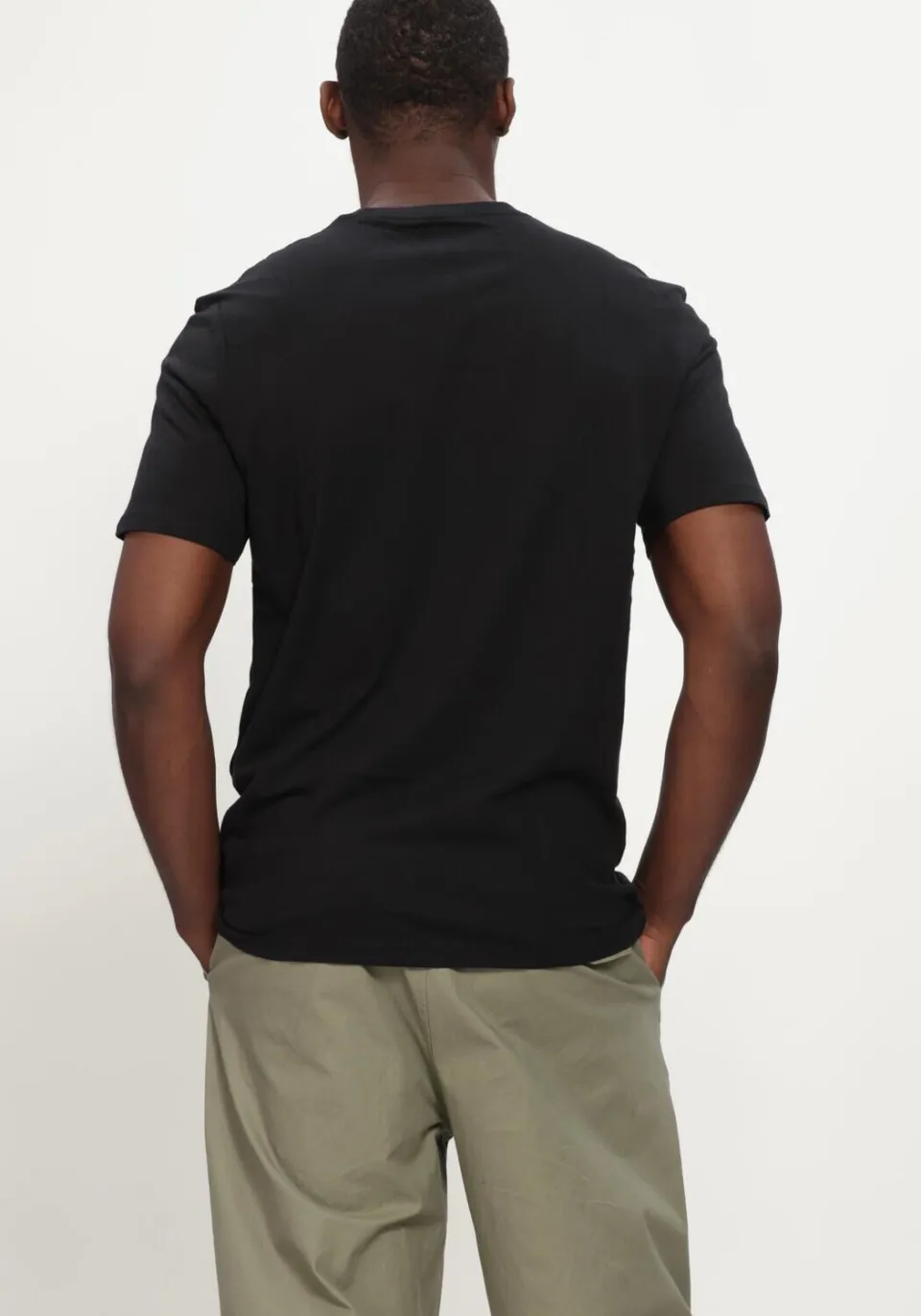 Calvin Klein Heren Polo's & T-shirts Ss 30s Eu Boxed Calvin Graphic Tee - Zwart, foto 3