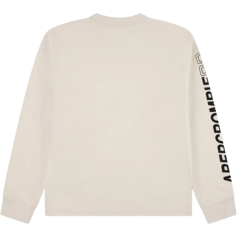 Abercrombie & Fitch longsleeve met print beige, foto 2