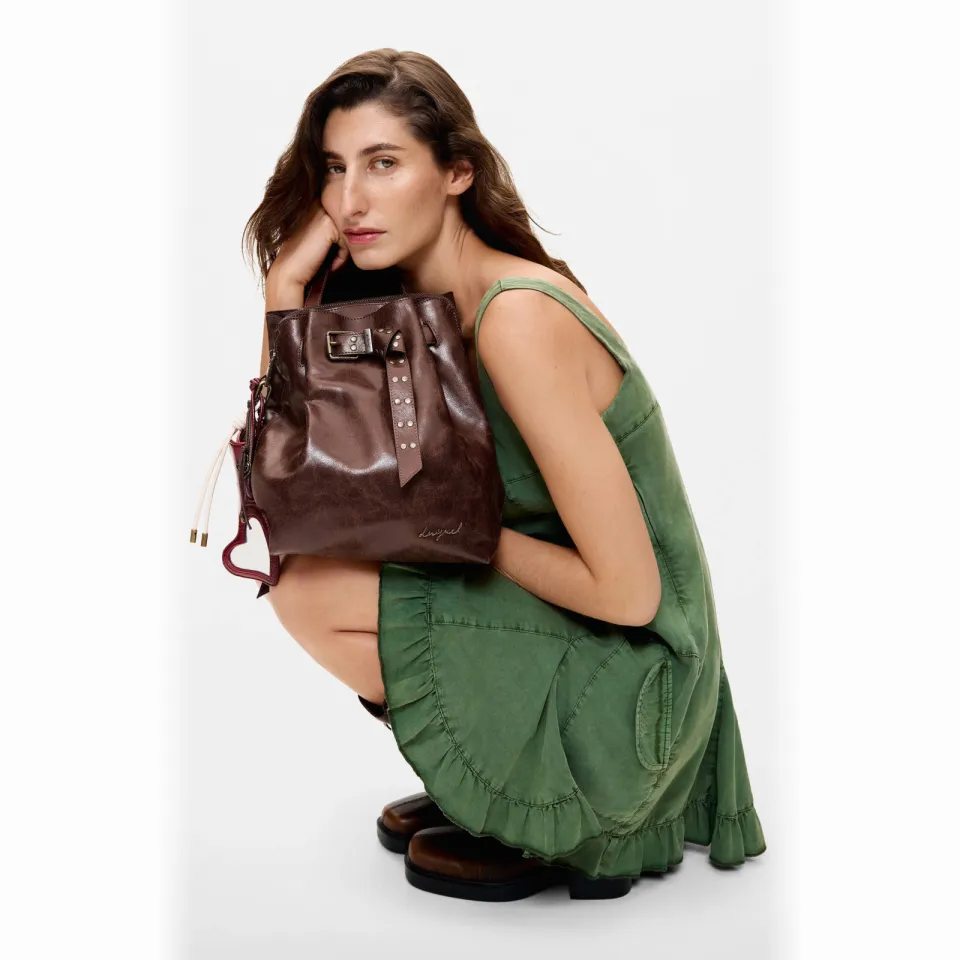 Desigual Galaxy Luena Mini rugzak bruin, foto 4