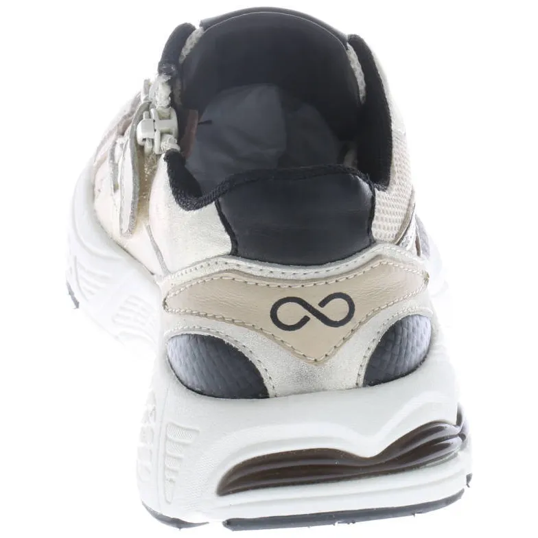 Hip H1161 leren sneaker beige, foto 4