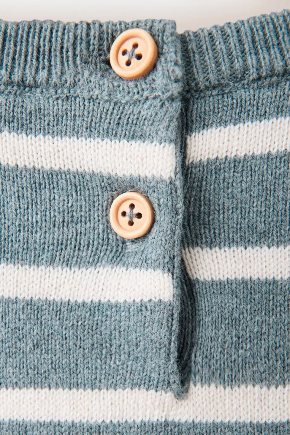 Mango Kids gebreide gestreepte trui - blauw, foto 2