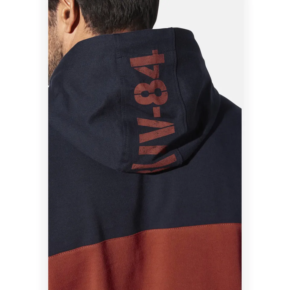 Jan Vanderstorm +FIT Collectie hoodie JERRES Plus brique, foto 5
