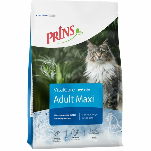 Prins Kattenvoer Droog VitalCare Adult Maxi 10 kg