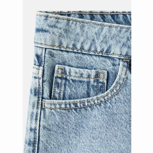 Mango Teen jeansshort lichtblauw light blue denim, foto 6