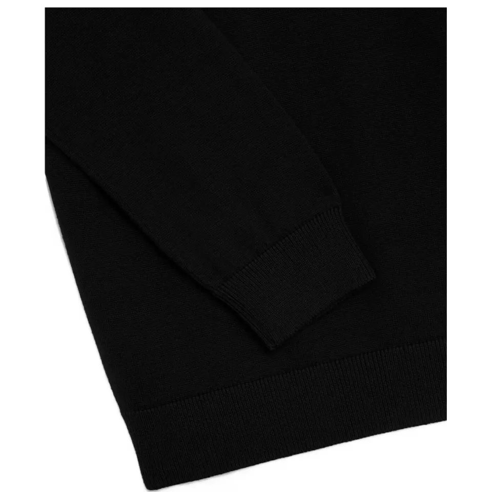Lyle & Scott trui zwart fijn gebreid, foto 3
