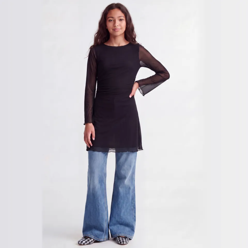 JJXX GIRL korte jurk zwart, foto 7