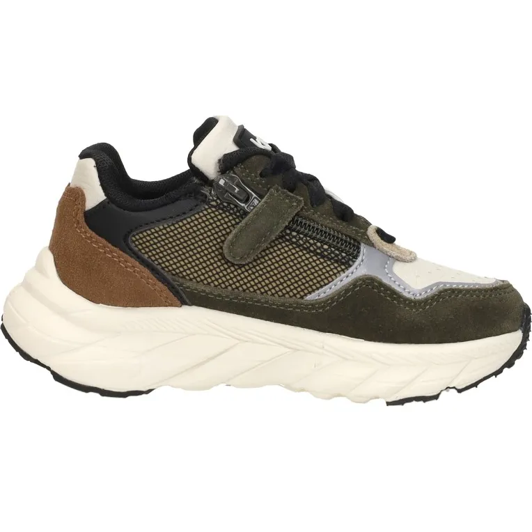 Keq lage sneaker groen
