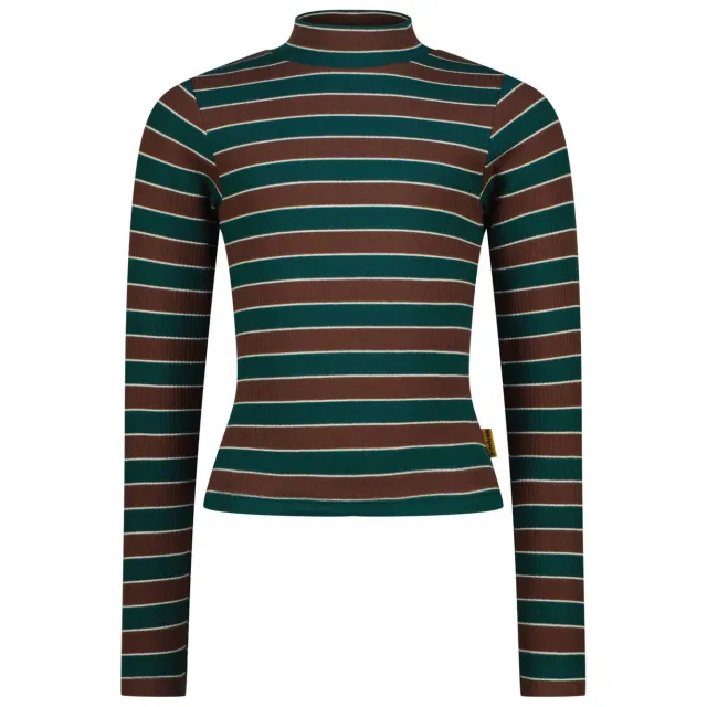 Vingino Icon Stripe top bruin