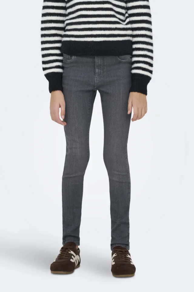 Only KIDS ONLY GIRL skinny jeans grey denim Medium Grey Denim
