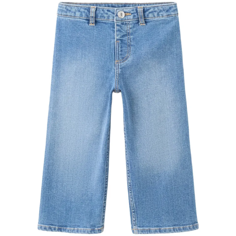 Mango Kids regular waist straight leg jeans - lichtblauw, foto 2