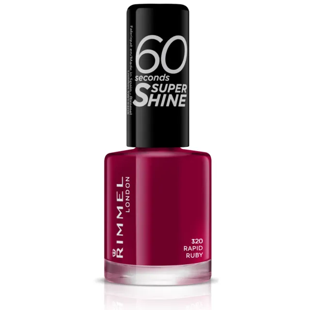 Rimmel London 60 Seconds Super Shine nagellak 320 Rapid Ruby