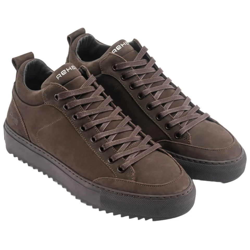 Rehab Craig Nub sneakers donkerbruin, foto 6