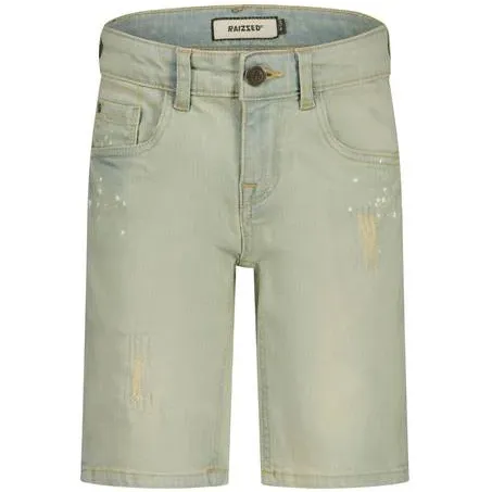 Raizzed regular waist denimshort lichtblauw Tinted blue