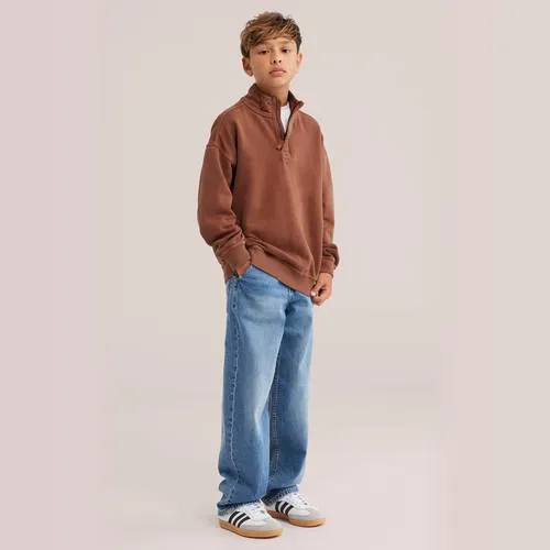WE Fashion sweater - bruin, foto 3