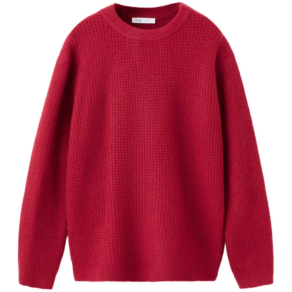Mango Kids gebreide trui - rood, foto 2