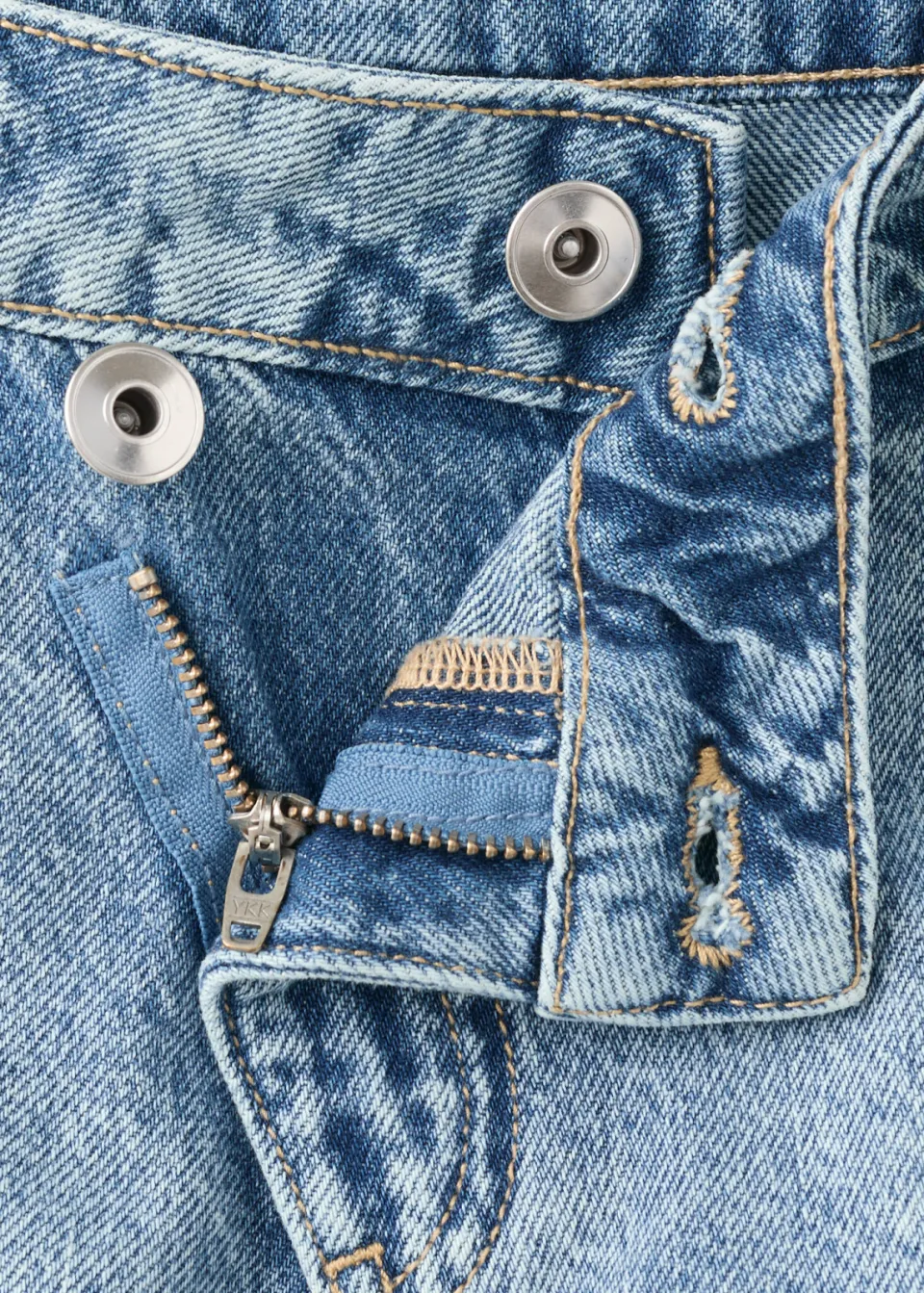 Mango Teen jeansshort lichtblauw light blue denim, foto 8