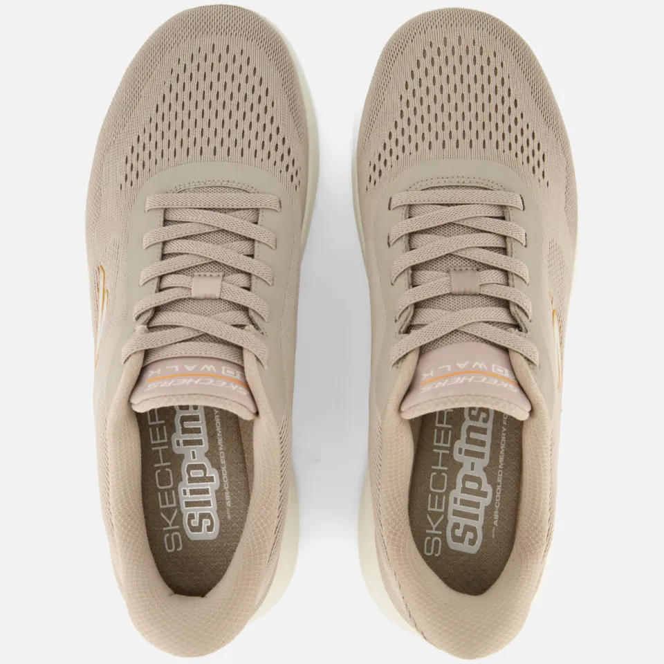 Skechers Go Walk Flex lage sneakers beige, foto 8