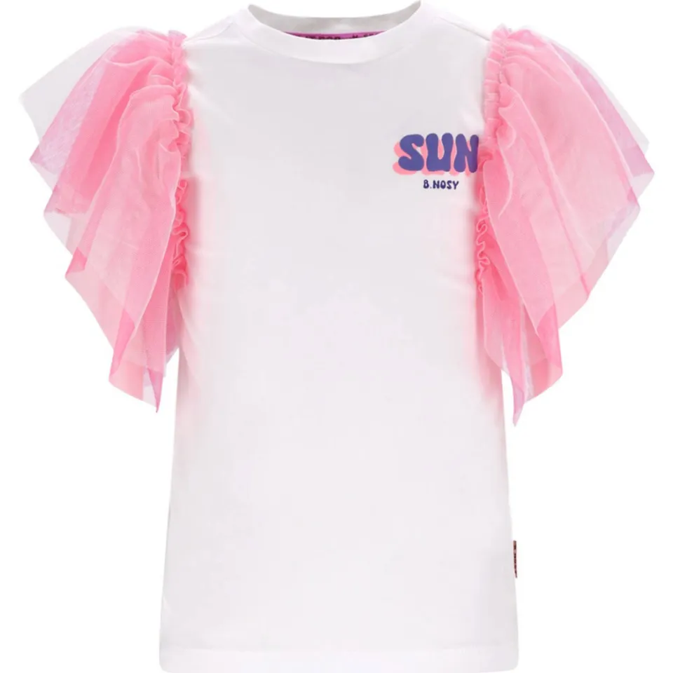 B.Nosy T-shirt wit meerkleurig, foto 2