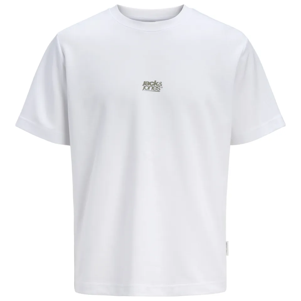 Jack & Jones junior t-shirt wit met backprint, foto 2